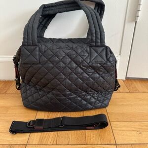 Nearly NEW MZ Wallace black medium Sutton satchel/crossbody handbag